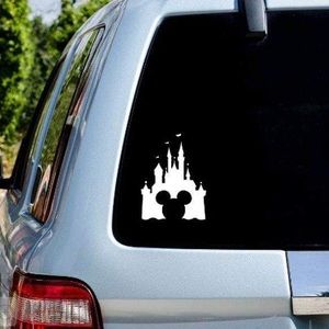 Disney Castle Mickey Ear Car Window Sticker Decal